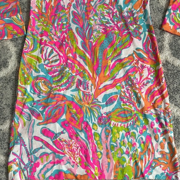 Lilly Pulitzer Christie Scuba V-Neck Dress - Picture 3 of 10